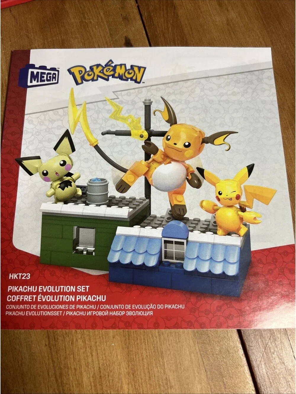 MEGA Pokemon Building Set HKT23 Pikachu Evolution Set 159 Pieces NEW